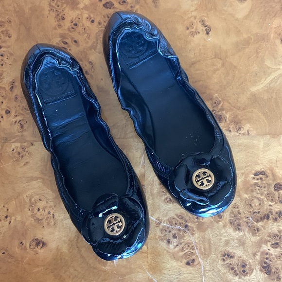 Tory Burch Shelby Ballet Flower Flat Size 6 - Picture 8 of 11